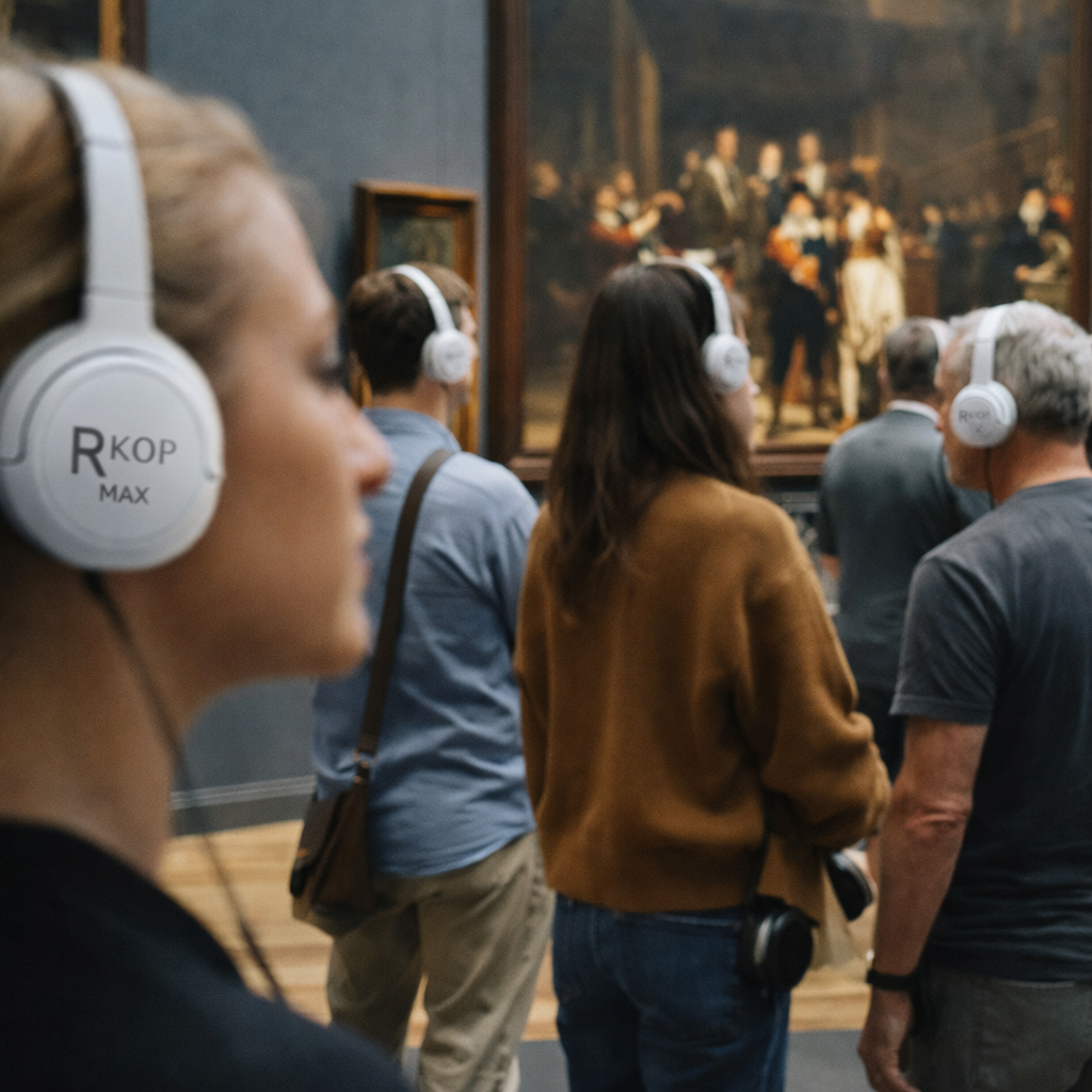 Auriculares para museos